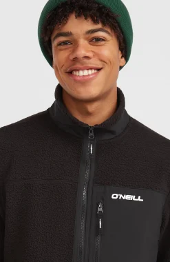 Homme O'Neill Polaires|Protection Anti-Uv-HommesPolaire à poils longs et zip intégral Must-Have| Noire