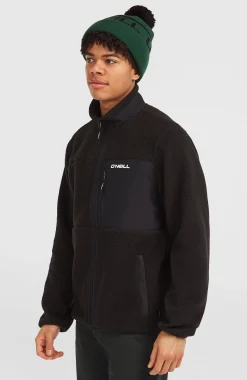 Homme O'Neill Polaires|Protection Anti-Uv-HommesPolaire à poils longs et zip intégral Must-Have| Noire