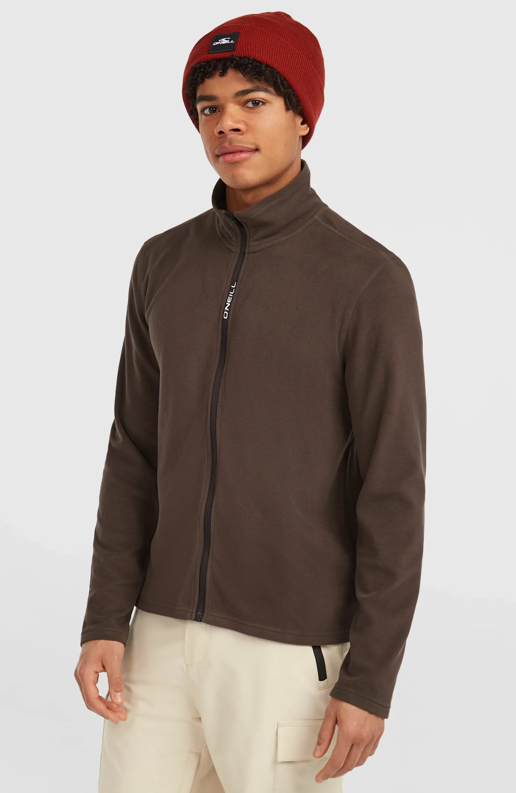 Homme O'Neill Polaires|Polaires & Sous-Couches-HommesPolaire FWC'Cruz Jack's Polartec® à zip intégral| Brun