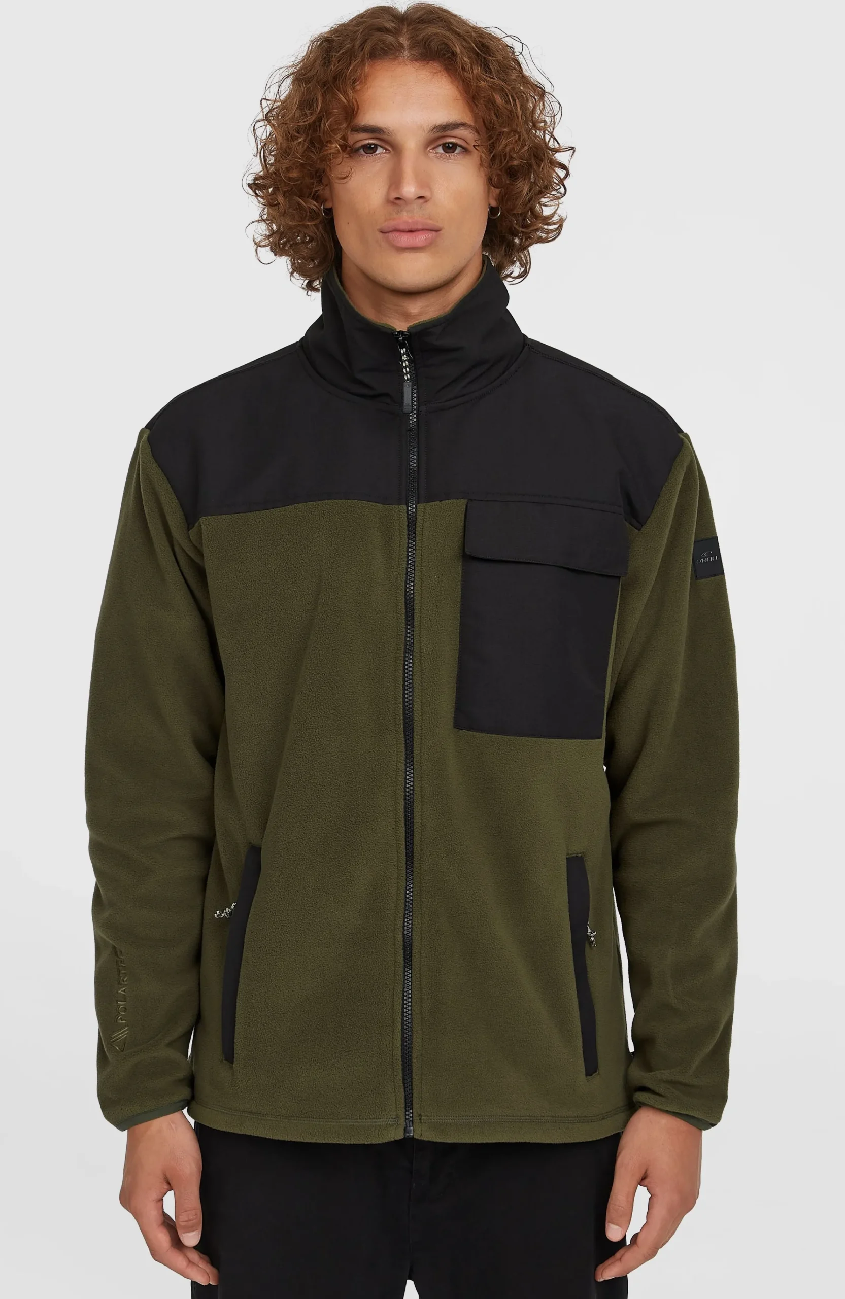 Homme O'Neill Polaires|Polaires & Sous-Couches-HommesPolaire Utility Polartec® 200 à zip intégral| Vert Mix