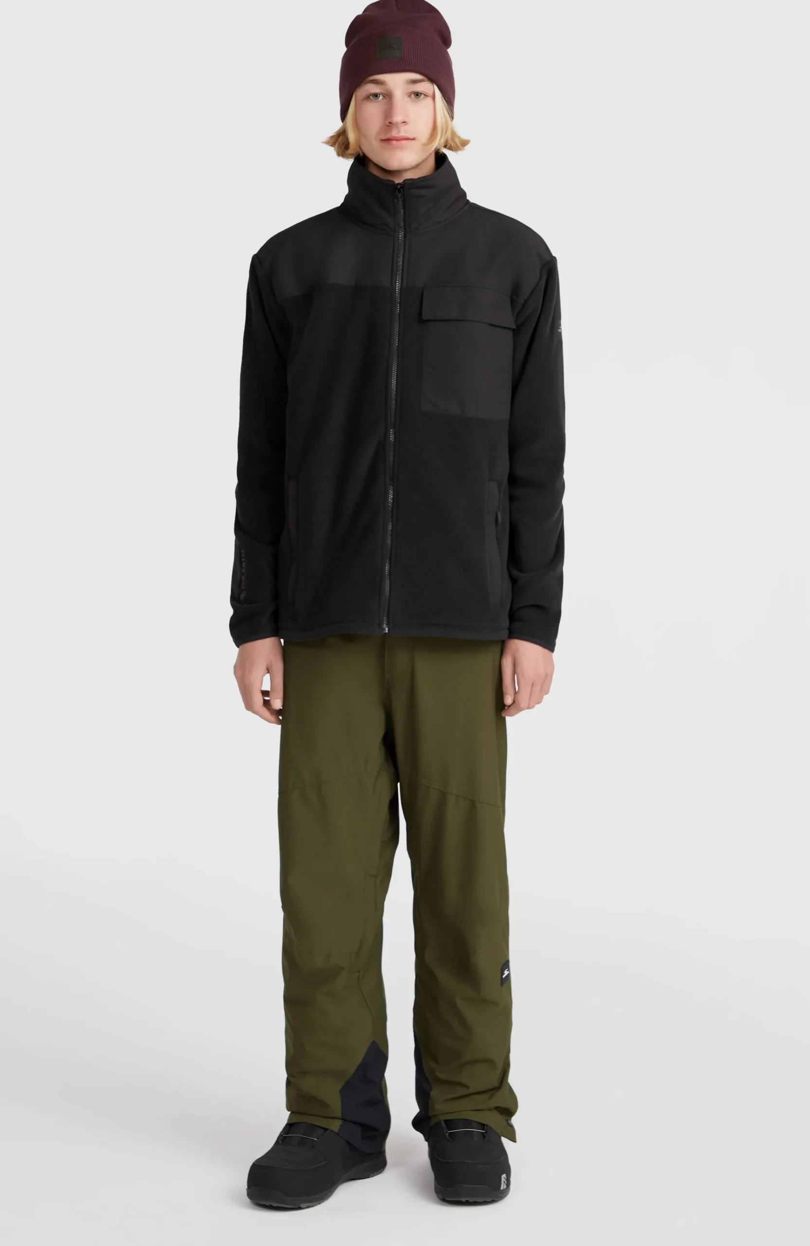 Homme O'Neill Polaires|Polaires & Sous-Couches-HommesPolaire Utility Polartec® 200 à zip intégral| Noire