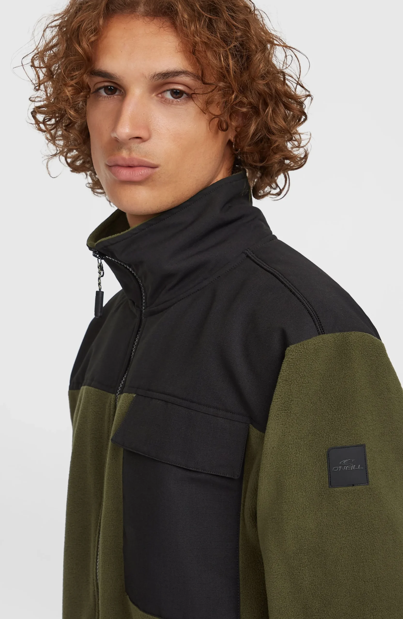 Homme O'Neill Polaires|Polaires & Sous-Couches-HommesPolaire Utility Polartec® 200 à zip intégral| Vert Mix