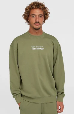 Homme O'Neill Sweats & Pulls|Protection Anti-Uv-HommesPull Future Surf Society Crew| Vert