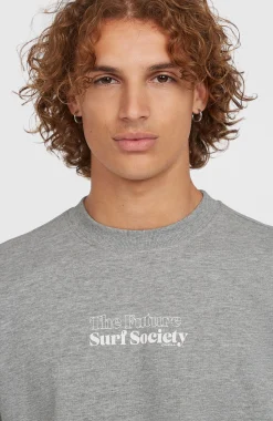 Homme O'Neill Sweats & Pulls|Protection Anti-Uv-HommesPull Future Surf Society Crew| Gris