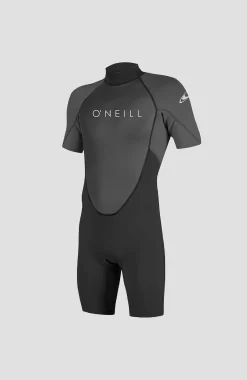 Homme O'Neill Combinaisons|Protection Anti-Uv-HommesReactor-2 2mm Back Zip Shortsleeve Spring Wetsuit| Noire