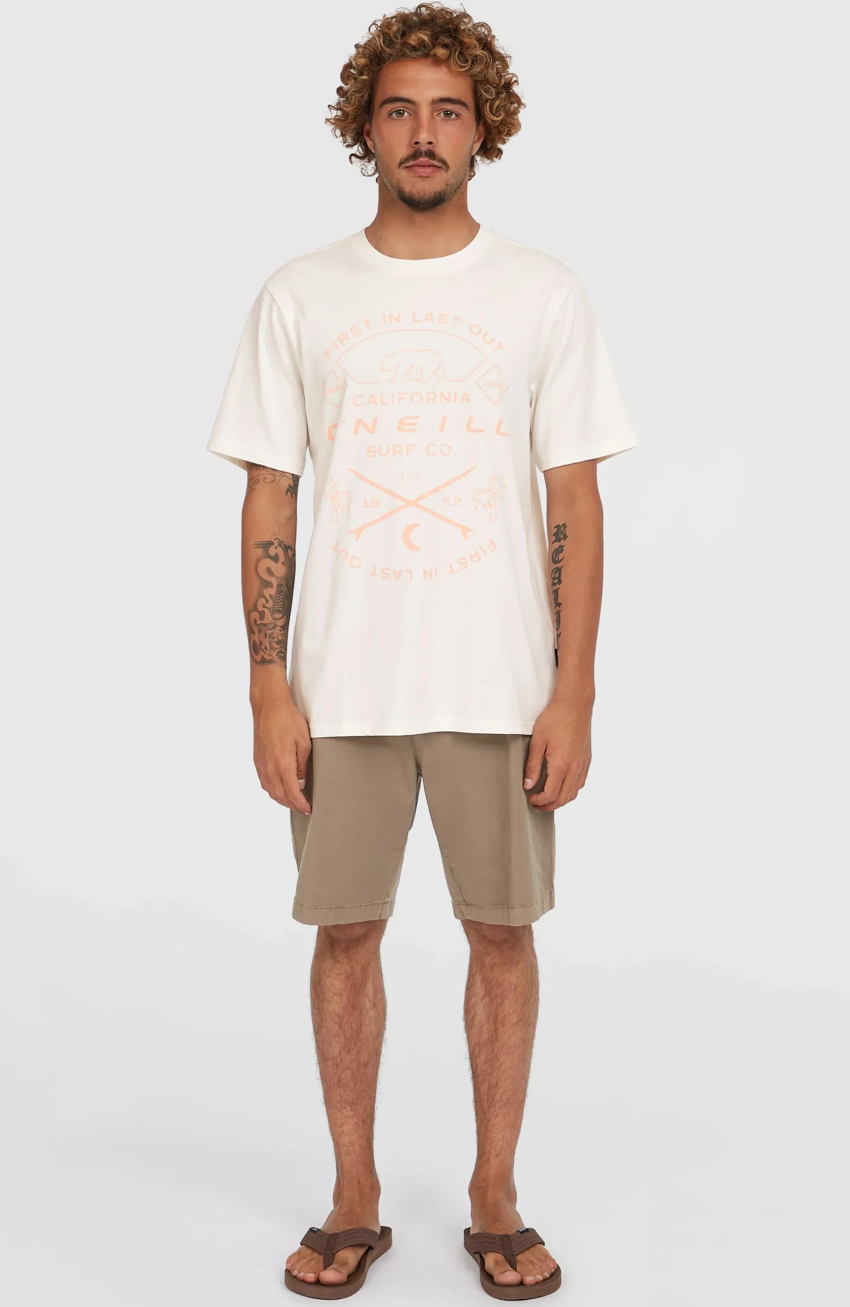 Homme O'Neill Shorts|Protection Anti-Uv-HommesShort chino Essentials| Brun