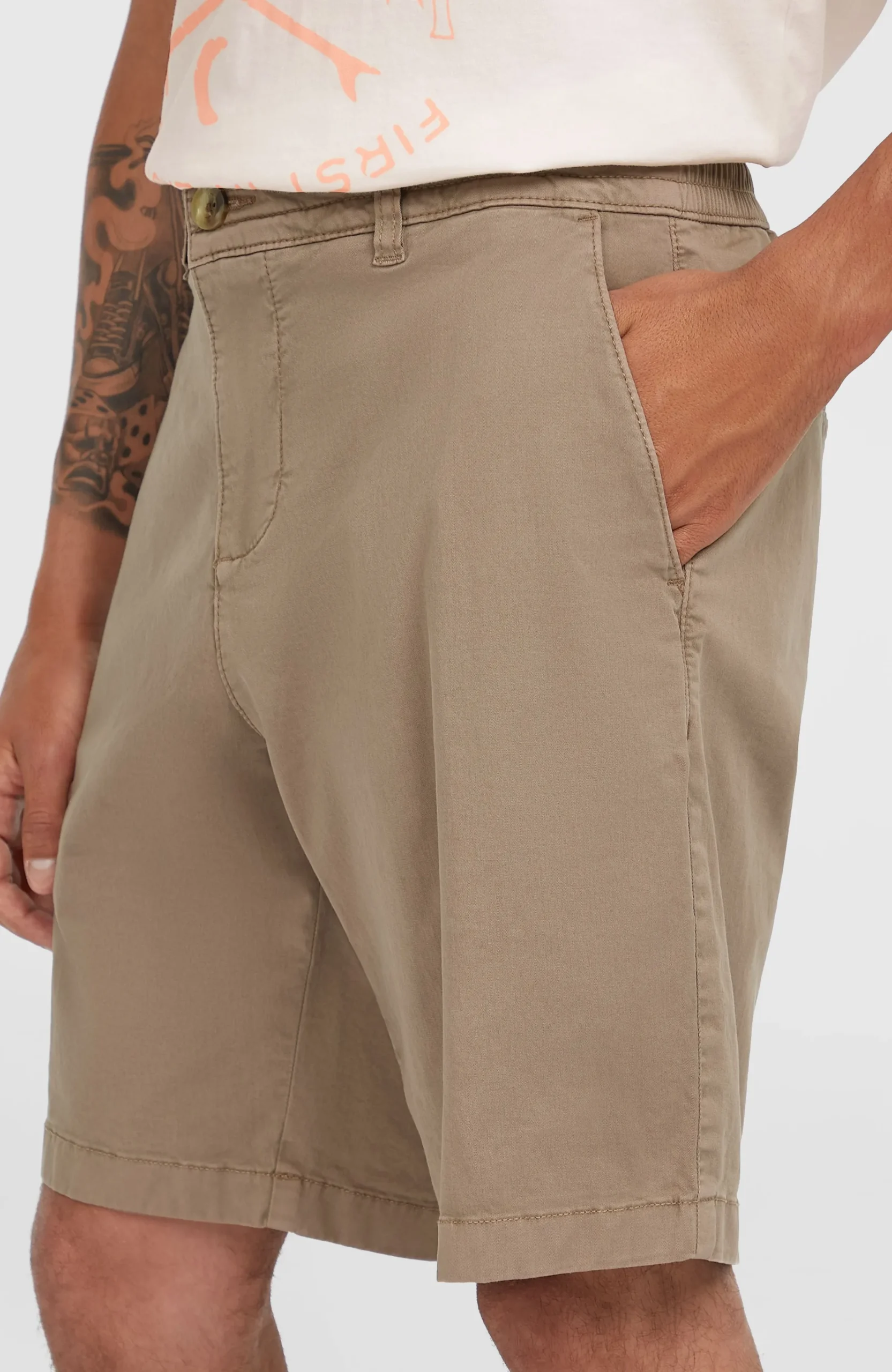 Homme O'Neill Shorts|Protection Anti-Uv-HommesShort chino Essentials| Brun