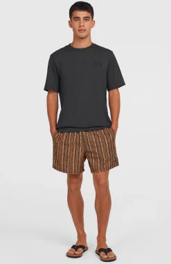 Homme O'Neill Shorts De Bain|Protection Anti-Uv-HommesShort de bain Cali Print 15''| Orange