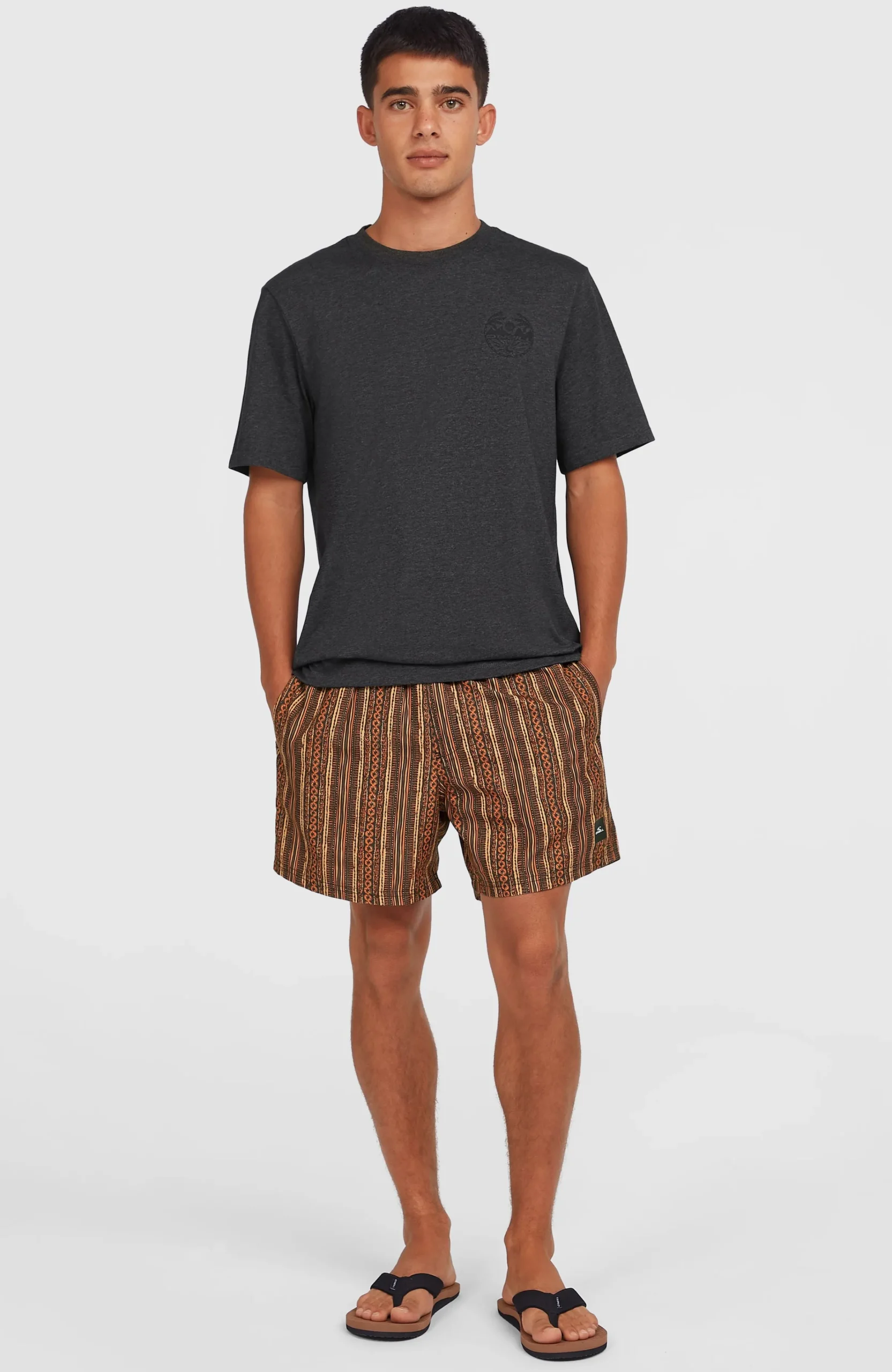 Homme O'Neill Shorts De Bain|Protection Anti-Uv-HommesShort de bain Cali Print 15''| Orange