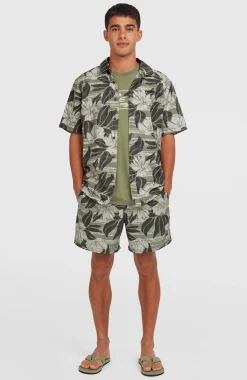 Homme O'Neill Shorts De Bain|Protection Anti-Uv-HommesShort de bain Cali Floral 16''| Vert