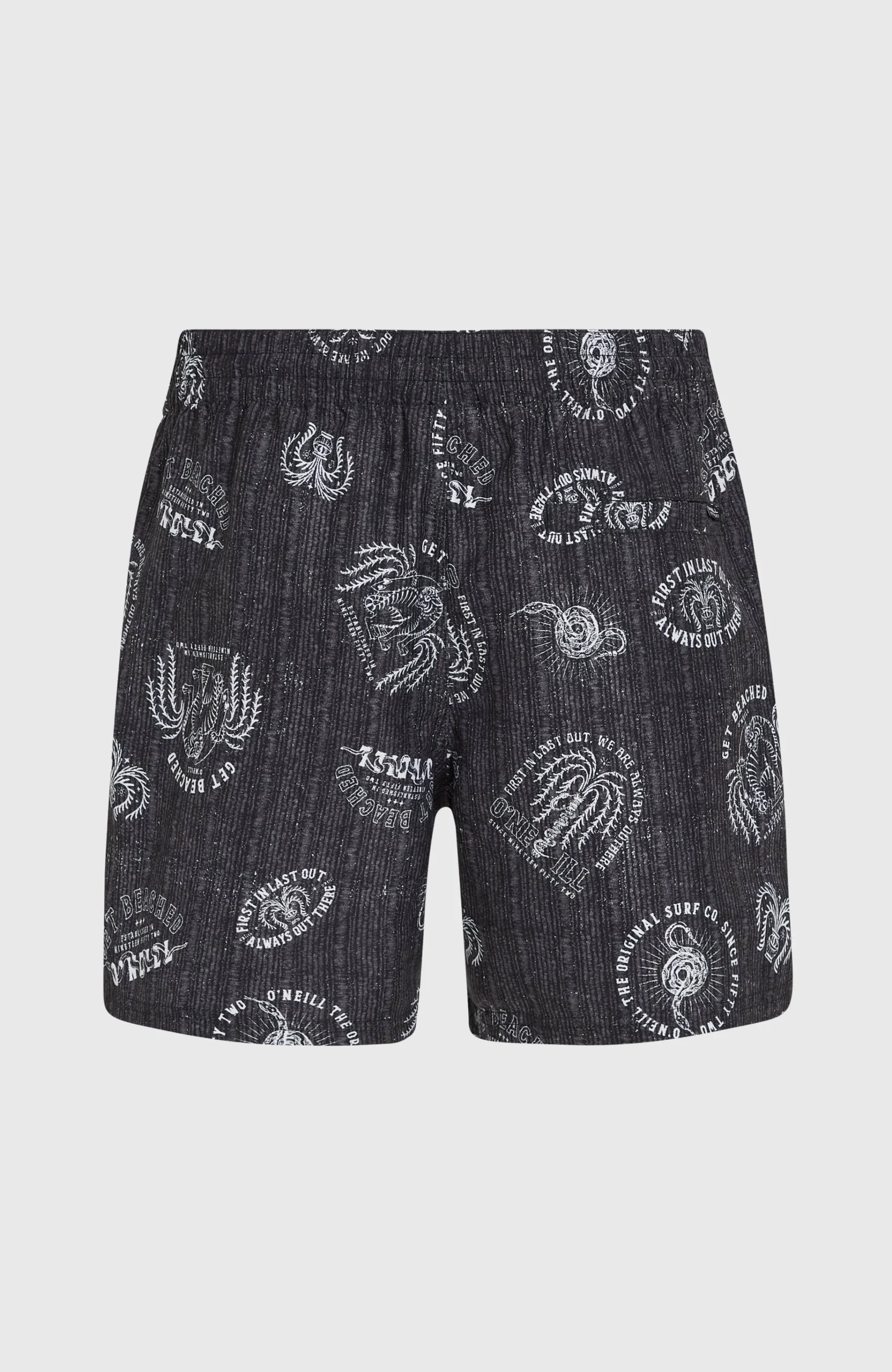 Homme O'Neill Shorts De Bain|Protection Anti-Uv-HommesShort de bain Cali Print 15''| Noire