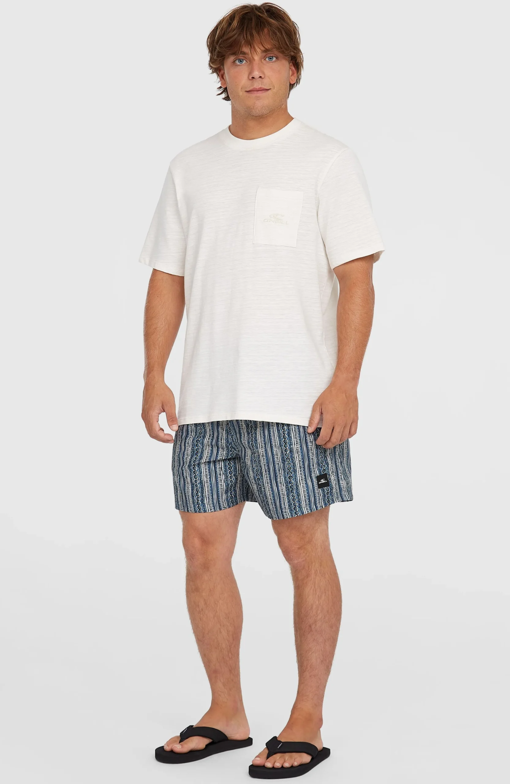 Homme O'Neill Shorts De Bain|Protection Anti-Uv-HommesShort de bain Cali Print 15''| Bleu
