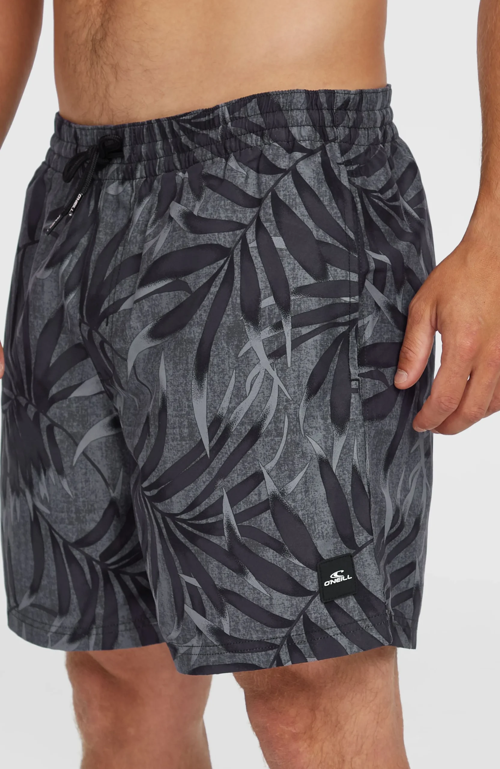 Homme O'Neill Shorts De Bain|Protection Anti-Uv-HommesShort de bain Cali Floral 16''| Noire