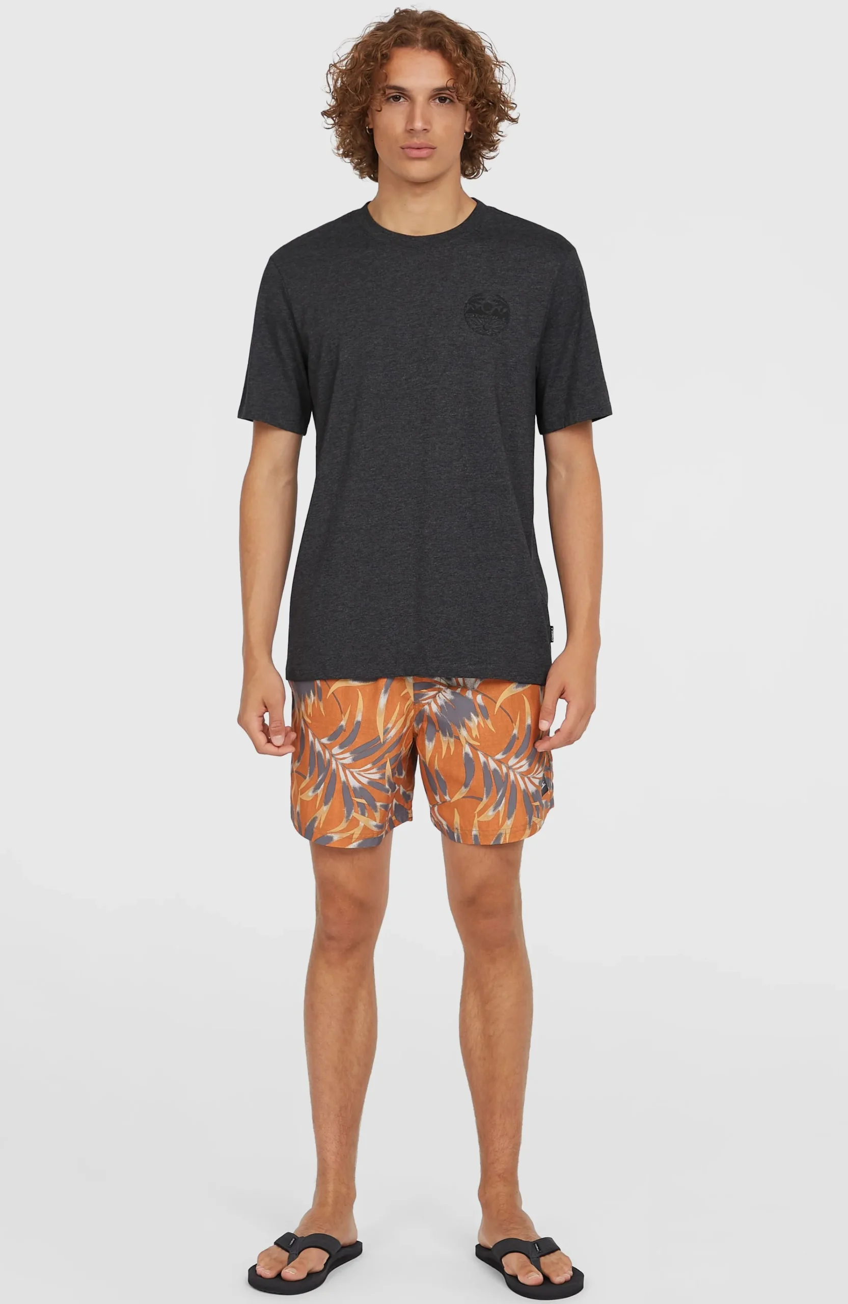 Homme O'Neill Shorts De Bain|Protection Anti-Uv-HommesShort de bain Cali Floral 16''| Orange