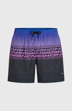 Homme O'Neill Shorts De Bain|Protection Anti-Uv-HommesShort de bain Logo Stripe 16''| Bleu Mix
