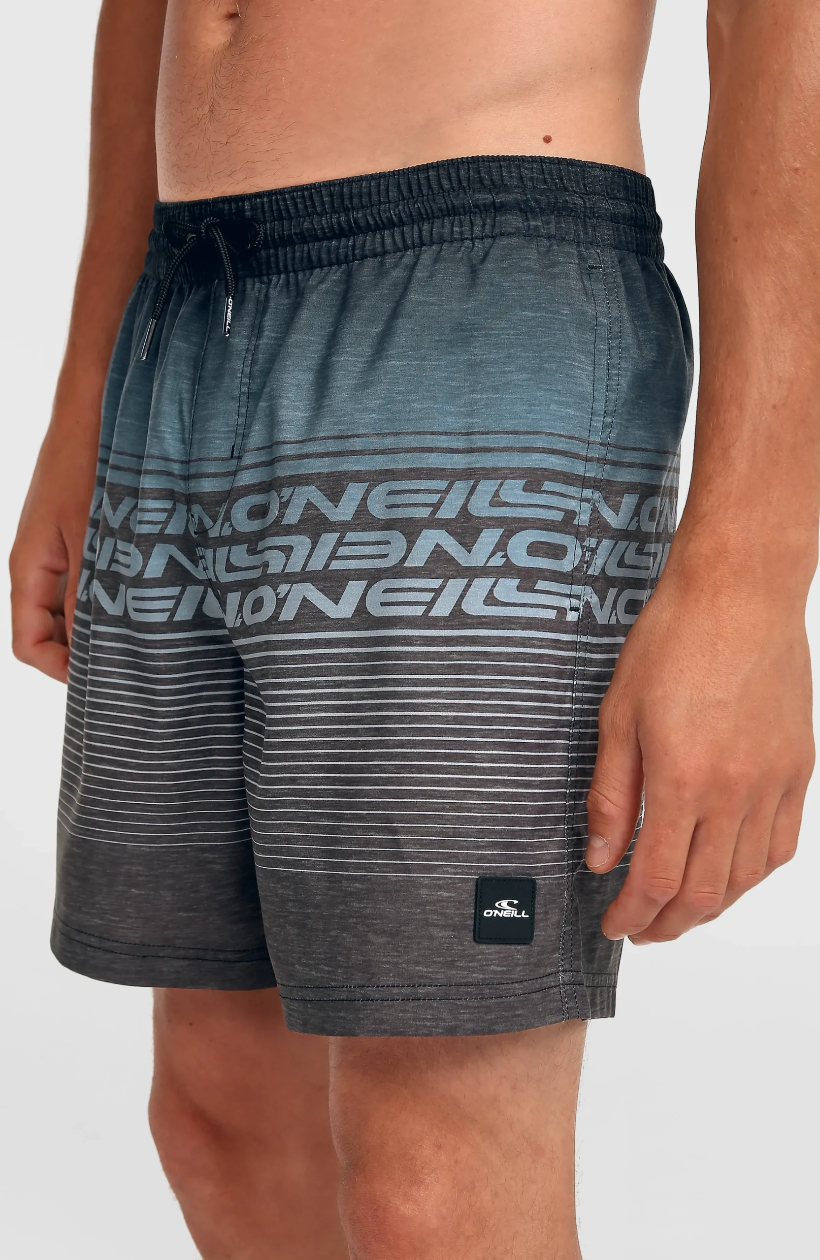 Homme O'Neill Shorts De Bain|Protection Anti-Uv-HommesShort de bain Logo Stripe 16''| Noir Mix