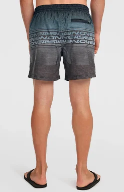 Homme O'Neill Shorts De Bain|Protection Anti-Uv-HommesShort de bain Logo Stripe 16''| Noir Mix