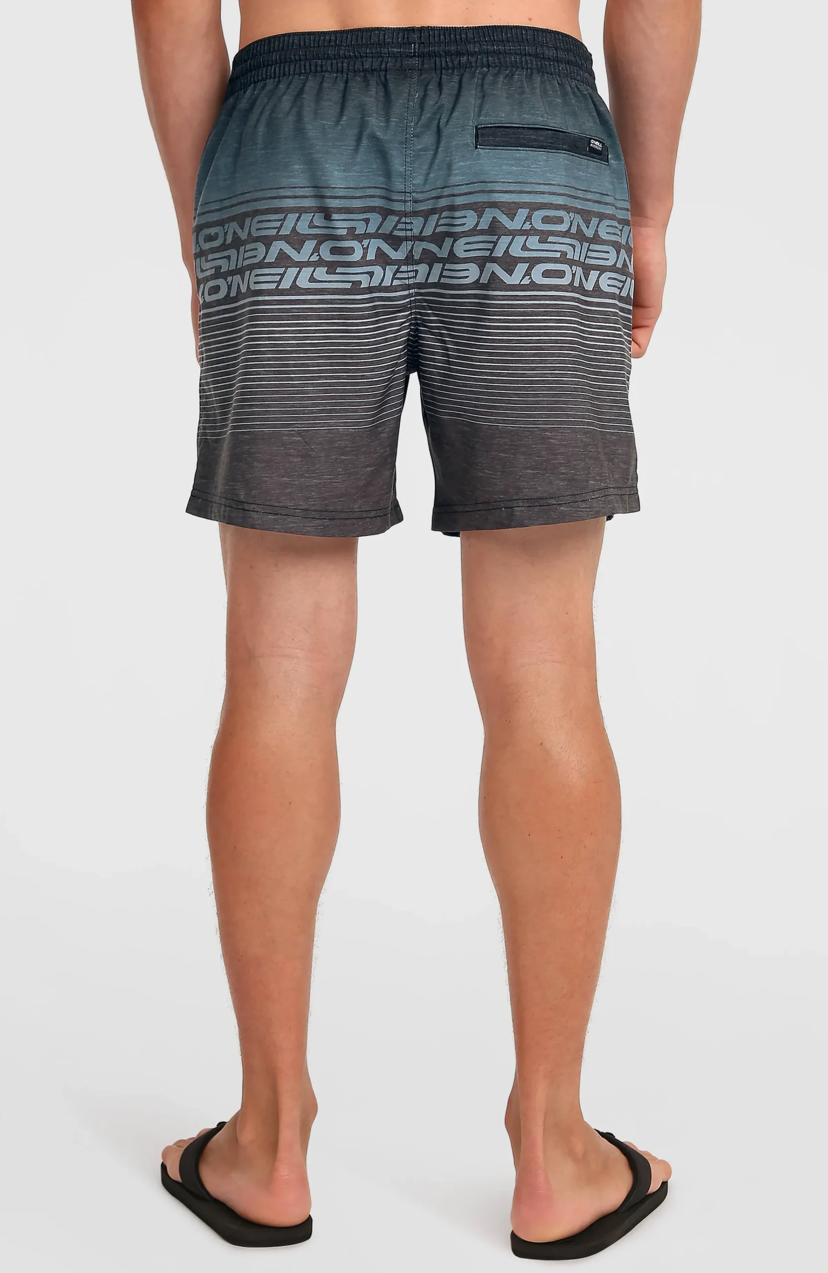Homme O'Neill Shorts De Bain|Protection Anti-Uv-HommesShort de bain Logo Stripe 16''| Noir Mix