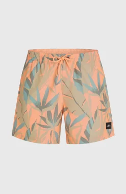 Homme O'Neill Shorts De Bain|Protection Anti-Uv-HommesShort de bain Print 16| Orange