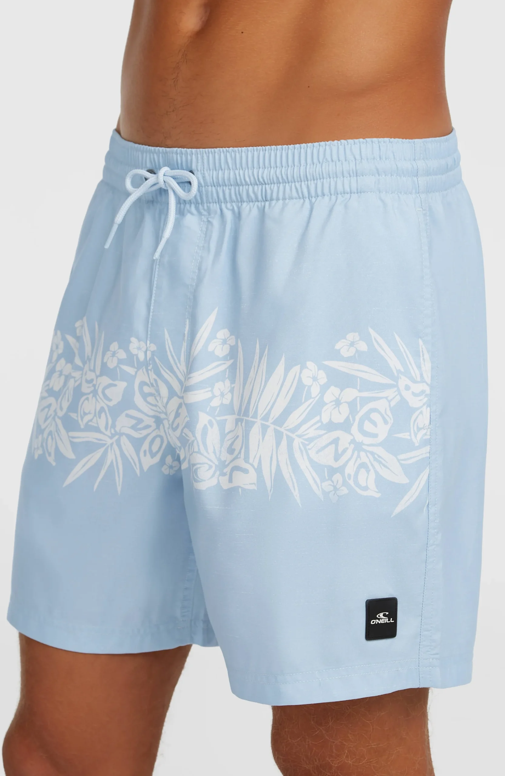 Homme O'Neill Shorts De Bain|Protection Anti-Uv-HommesShort de bain Uni Flower 16''| Bleu Mix