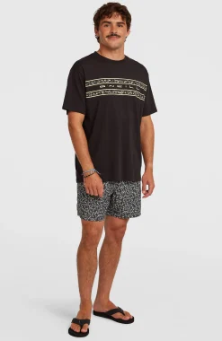 Homme O'Neill Shorts De Bain|Protection Anti-Uv-HommesShort de bain Print 16| Noire