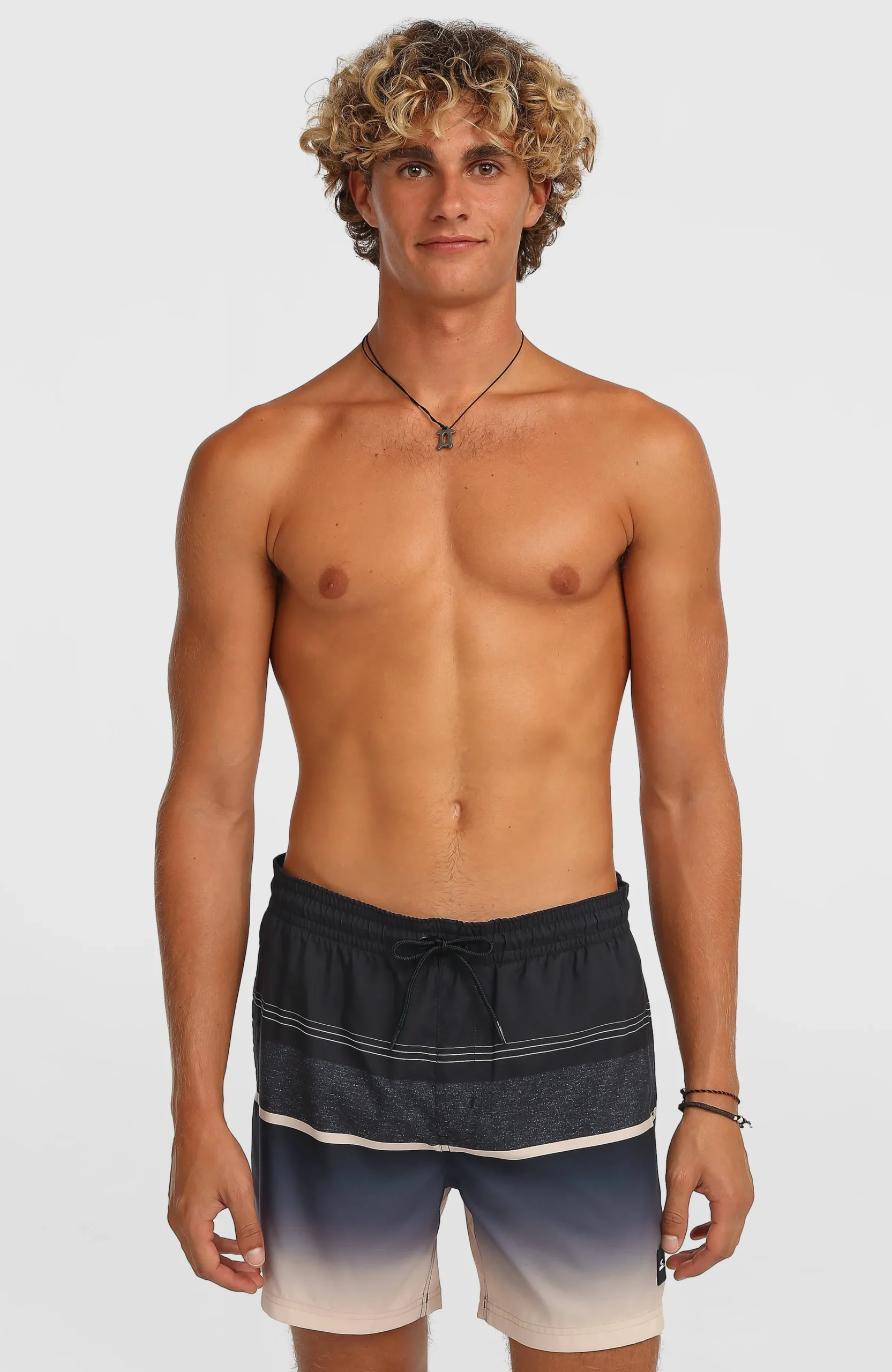 Homme O'Neill Shorts De Bain|Protection Anti-Uv-HommesShort de bain Gradient 15| Noir Mix