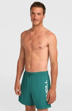 Homme O'Neill Shorts De Bain|Protection Anti-Uv-HommesShort de bain Logo 16''| Vert