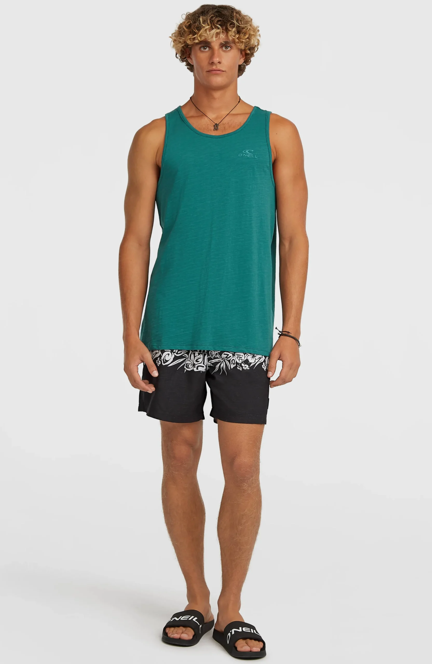 Homme O'Neill Shorts De Bain|Protection Anti-Uv-HommesShort de bain Uni Flower 16''| Noir Mix