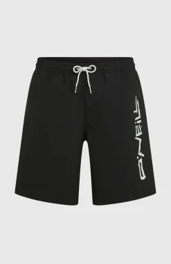 Homme O'Neill Shorts De Bain|Protection Anti-Uv-HommesShort de bain Retro 19''| Noire