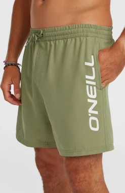 Homme O'Neill Shorts De Bain|Protection Anti-Uv-HommesShort de bain Logo 16''| Vert