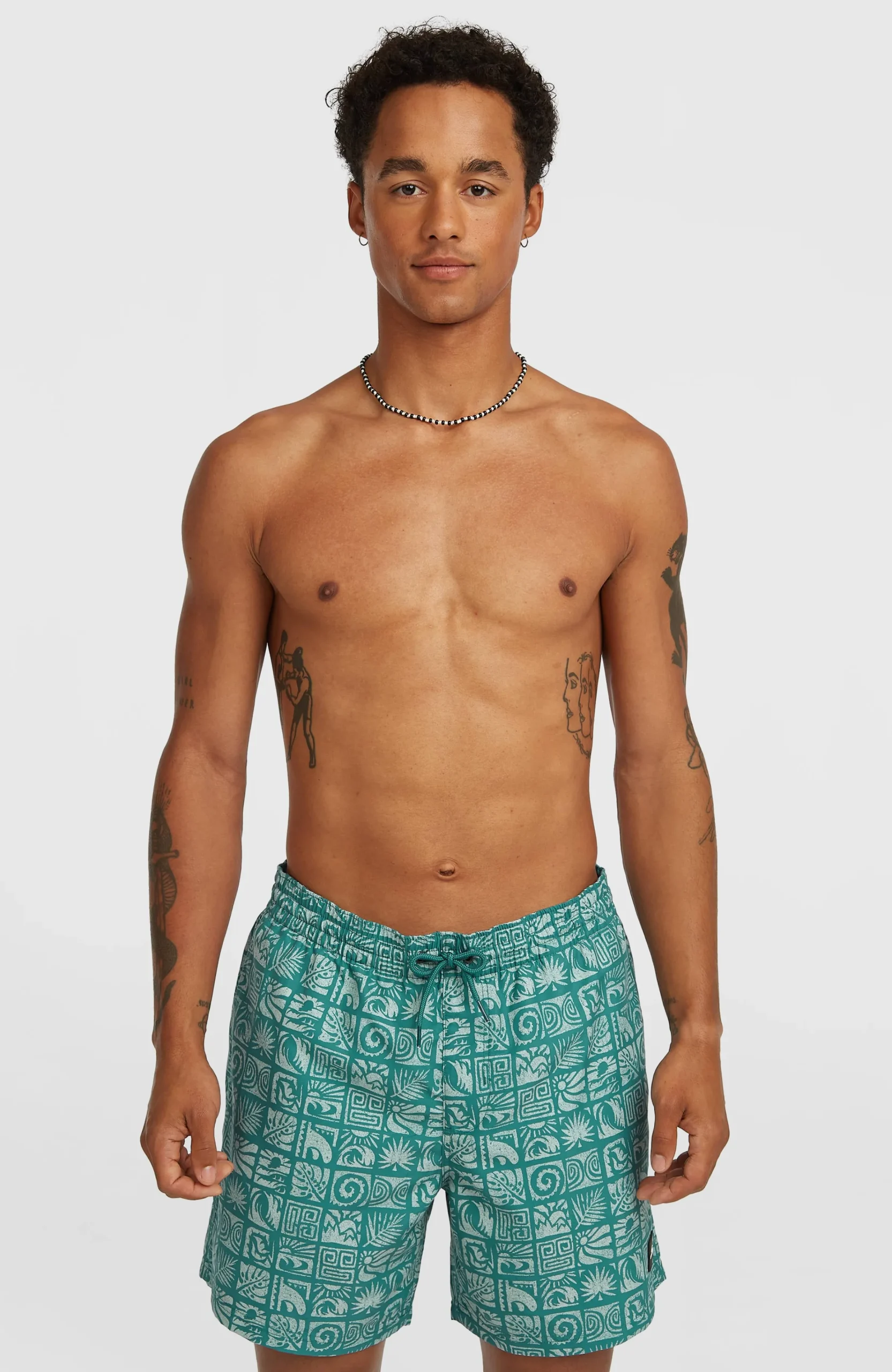 Homme O'Neill Shorts De Bain|Protection Anti-Uv-HommesShort de bain Print 16| Bleu