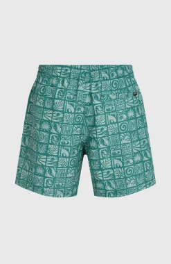 Homme O'Neill Shorts De Bain|Protection Anti-Uv-HommesShort de bain Print 16| Bleu