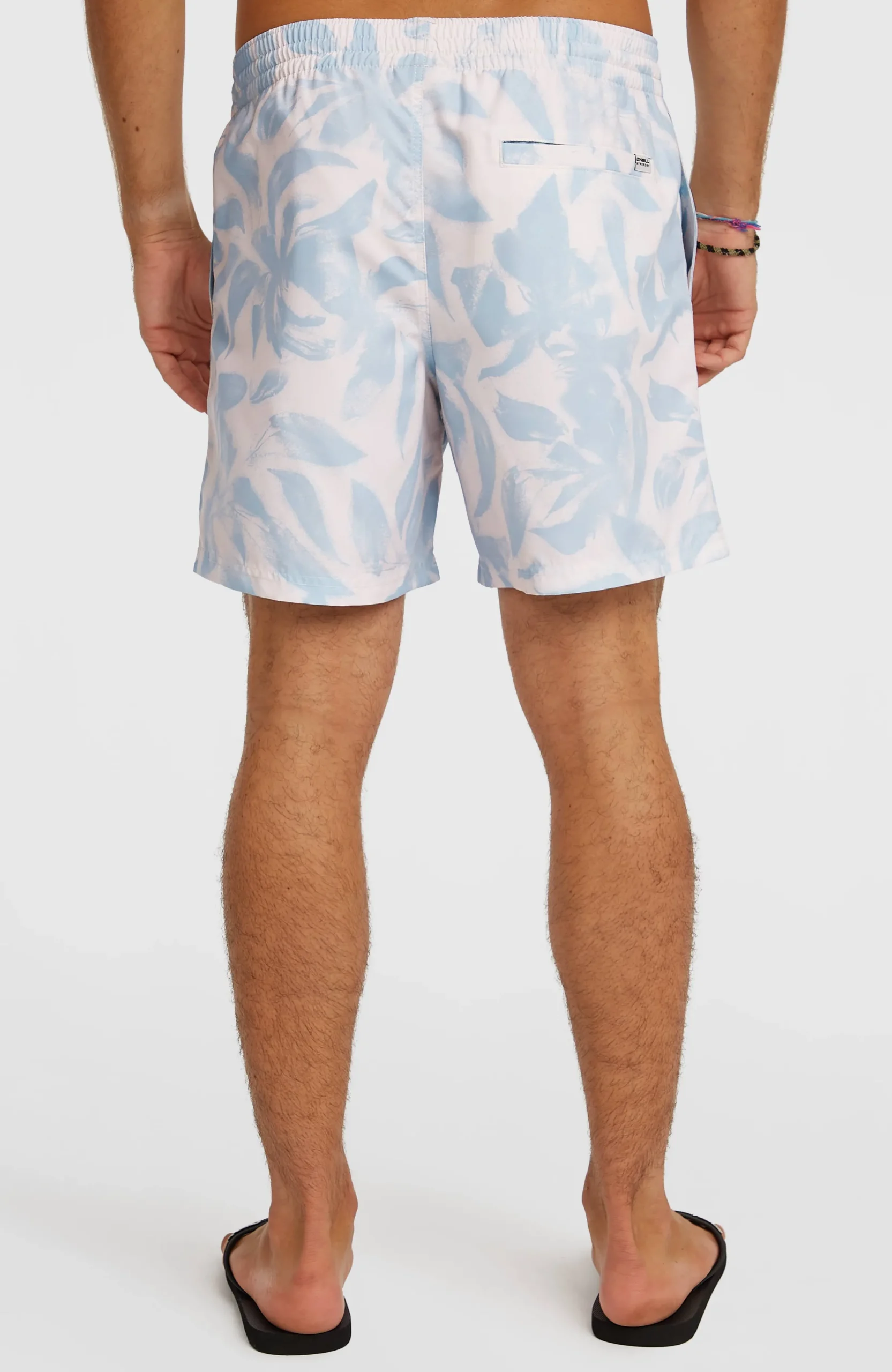 Homme O'Neill Shorts De Bain|Protection Anti-Uv-HommesShort de bain Print 16| Blanc