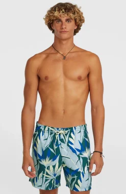 Homme O'Neill Shorts De Bain|Protection Anti-Uv-HommesShort de bain Print 16| Bleu