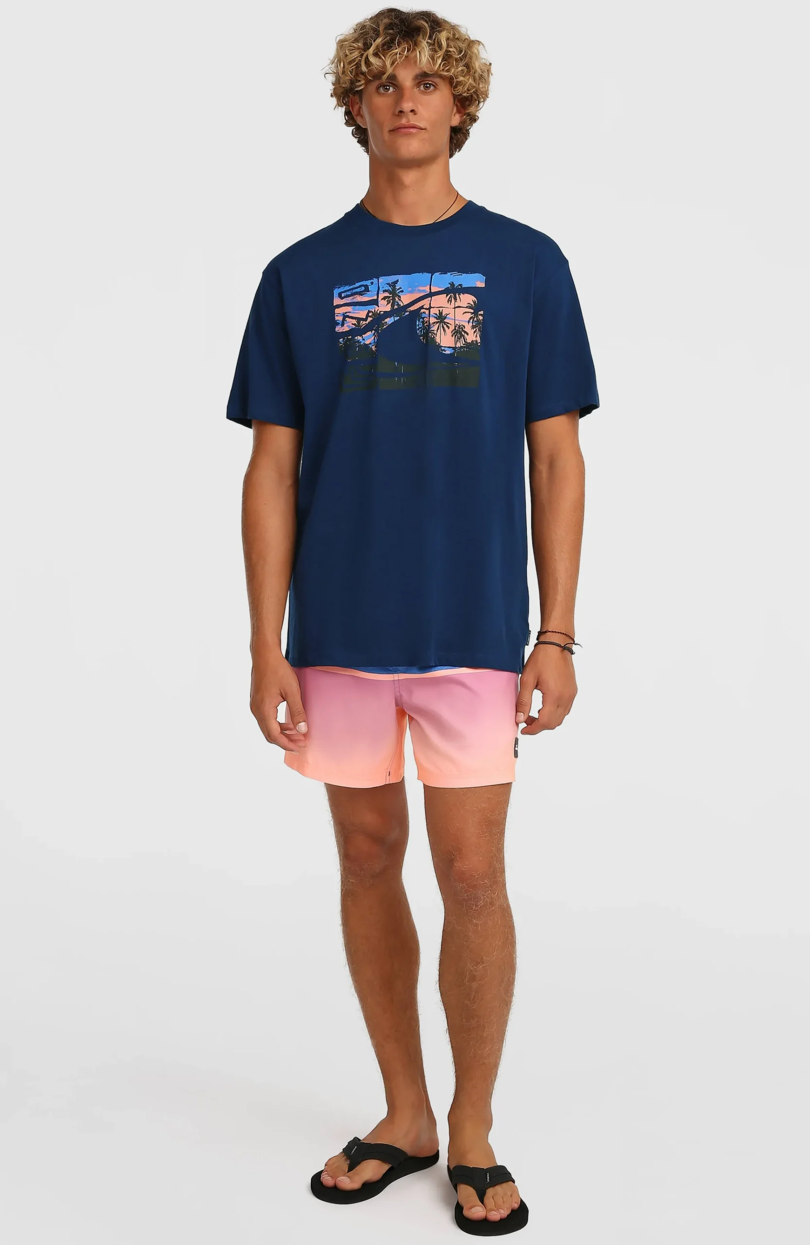 Homme O'Neill Shorts De Bain|Protection Anti-Uv-HommesShort de bain Gradient 15| Bleu Mix