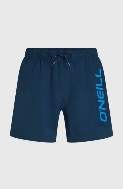 Homme O'Neill Shorts De Bain|Protection Anti-Uv-HommesShort de bain Logo 16''| Bleu