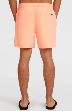 Homme O'Neill Shorts De Bain|Protection Anti-Uv-HommesShort de bain Logo 16''| Orange