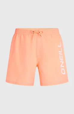 Homme O'Neill Shorts De Bain|Protection Anti-Uv-HommesShort de bain Logo 16''| Orange
