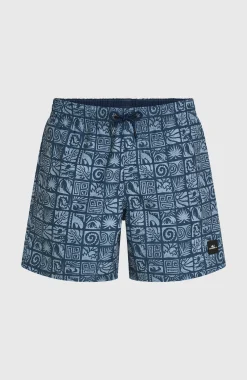 Homme O'Neill Shorts De Bain|Protection Anti-Uv-HommesShort de bain Print 16| Bleu Mix