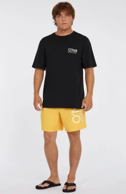 Homme O'Neill Shorts De Bain|Protection Anti-Uv-HommesShort de bain Original Cali 16''| Jaune