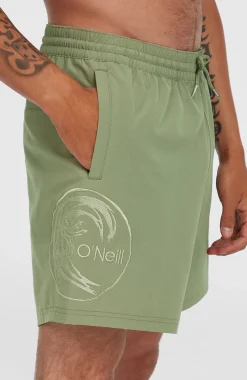 Homme O'Neill Shorts De Bain|Protection Anti-Uv-HommesShort de bain O'Riginals Cali Ocean 16''| Vert