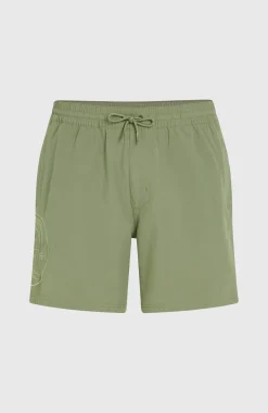 Homme O'Neill Shorts De Bain|Protection Anti-Uv-HommesShort de bain O'Riginals Cali Ocean 16''| Vert