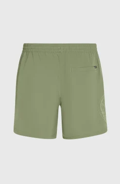 Homme O'Neill Shorts De Bain|Protection Anti-Uv-HommesShort de bain O'Riginals Cali Ocean 16''| Vert