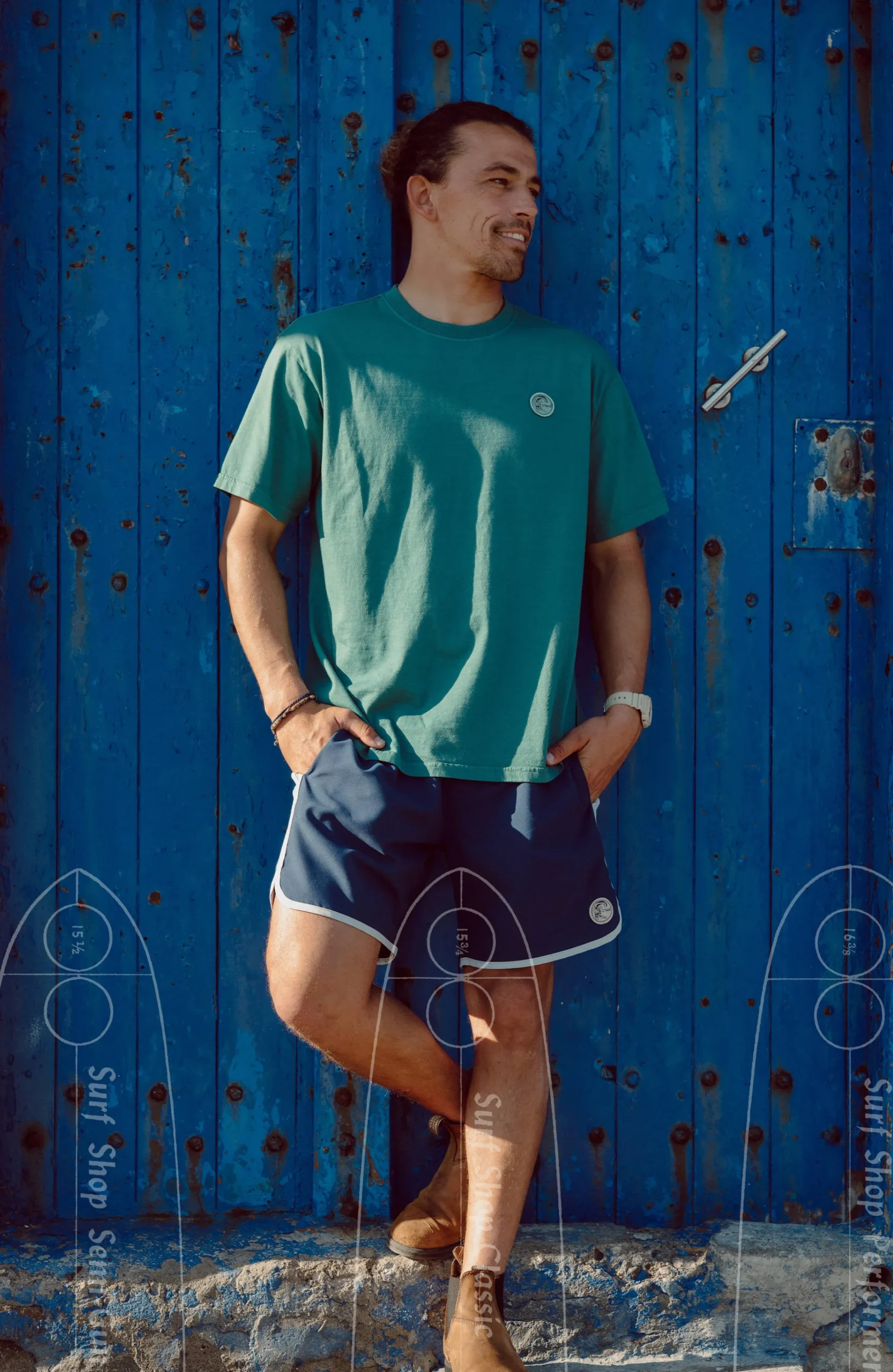 Homme O'Neill Shorts De Bain|Protection Anti-Uv-HommesShort de bain O'Riginals Scallop 16| Bleu