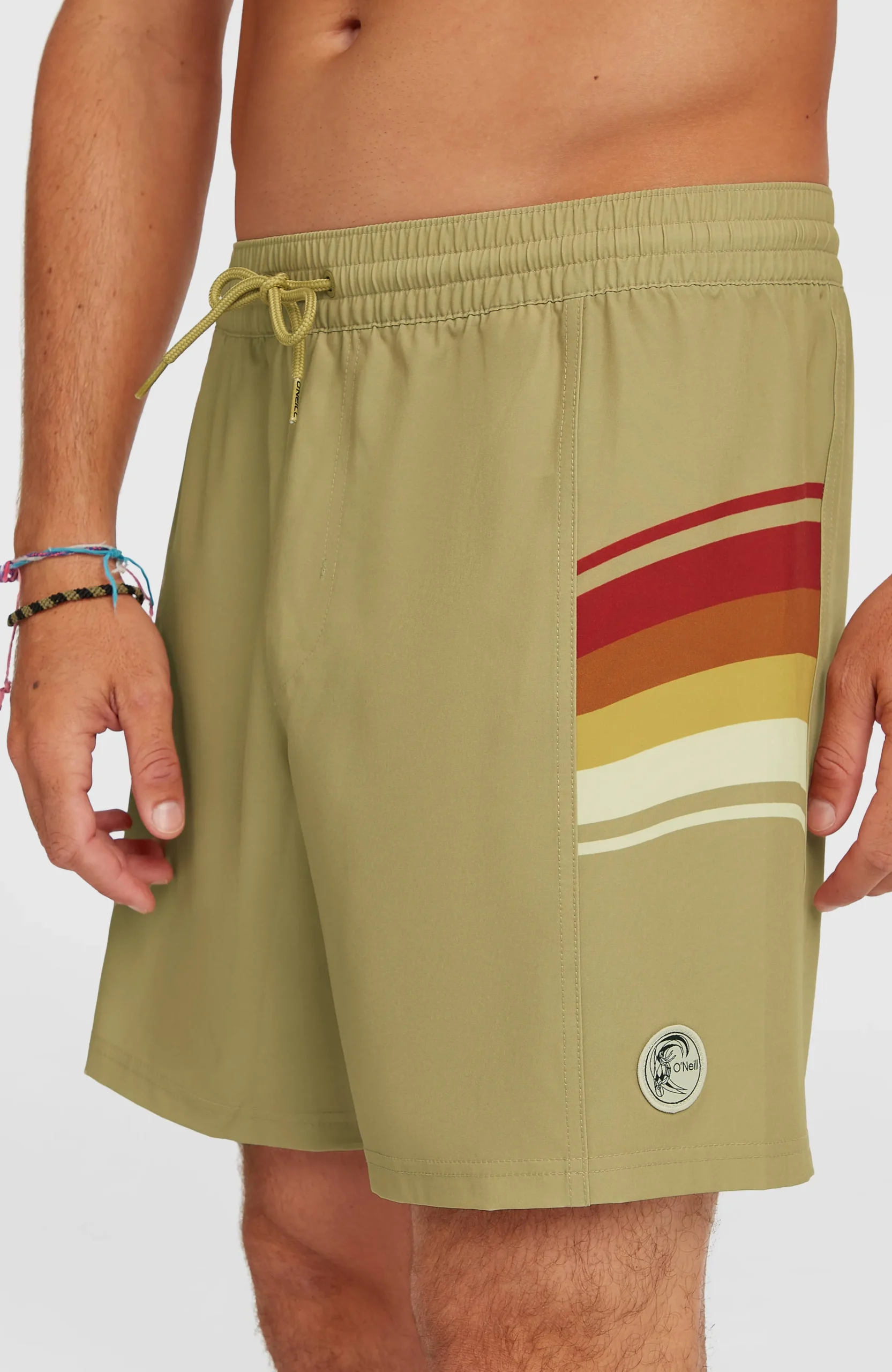 Homme O'Neill Shorts De Bain|Protection Anti-Uv-HommesShort de bain O'Riginals Side Panel 16| Beige