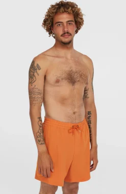 Homme O'Neill Shorts De Bain|Protection Anti-Uv-HommesShort de bain O'Riginals Cali Ocean 16''| Orange