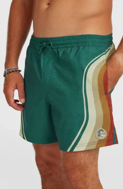 Homme O'Neill Shorts De Bain|Protection Anti-Uv-HommesShort de bain O'Riginals Longboard 15| Vert Mix