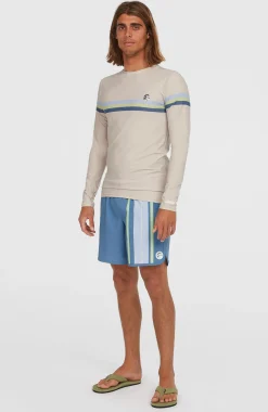Homme O'Neill Shorts De Bain|Protection Anti-Uv-HommesShort de bain O'Riginals Scallop 16| Bleu Mix