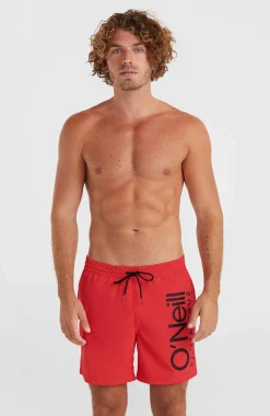 Homme O'Neill Shorts De Bain|Protection Anti-Uv-HommesShort de bain Original Cali 16''| Rouge