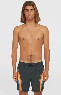 Homme O'Neill Shorts De Bain|Protection Anti-Uv-HommesShort de bain O'Riginals Longboard 15| Noir Mix